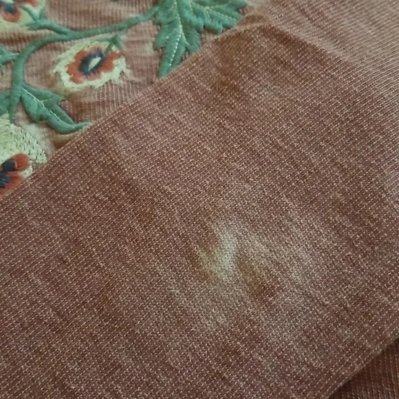 Lucky Brand magenta embroidered shirt - Picture 5 of 7